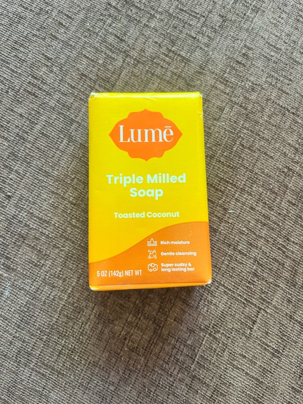 Lume’ Triple Milled Soap bar toasted Coconut NEW
